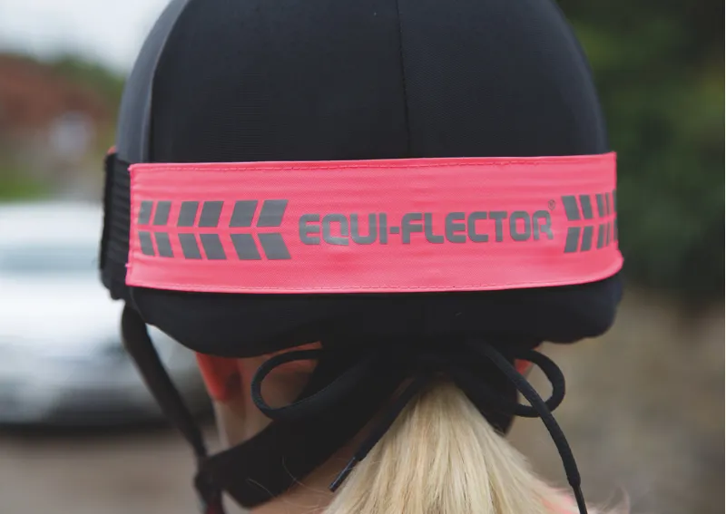 EQUI-FLECTOR Hat Band in Bright Pink